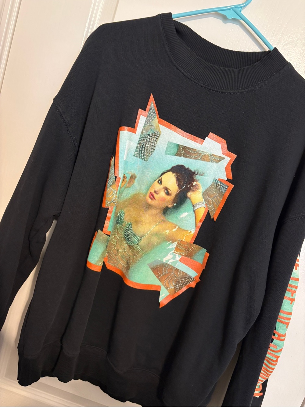 Taylor Swift Black Life of a Showgirl Sweatshirt Crewneck